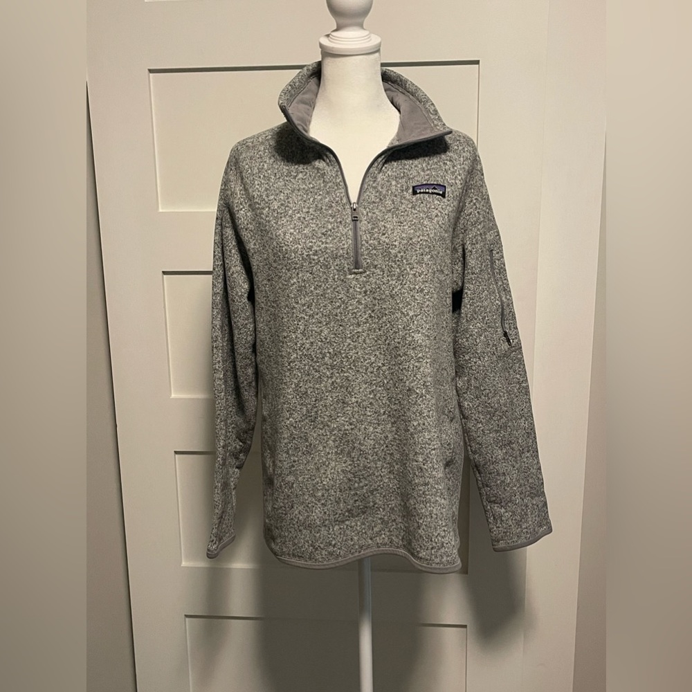 Patagonia Gray Half Zip Pullover Size XL